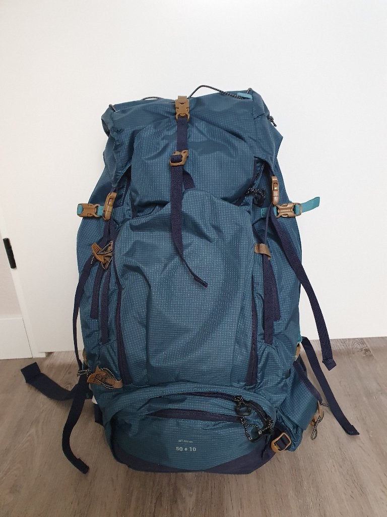 Backpack Rugtas Forclaz 50+10, Sport en Fitness, Ophalen, Zo goed als nieuw, Rugzak