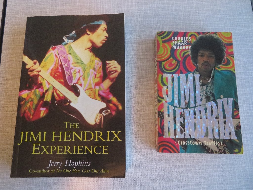 JIMI HENDRIX 2 BOEKEN 2X Video 5 Tijdschriften Kalender, Ophalen of Verzenden, Gebruikt, Boek, Tijdschrift of Artikel