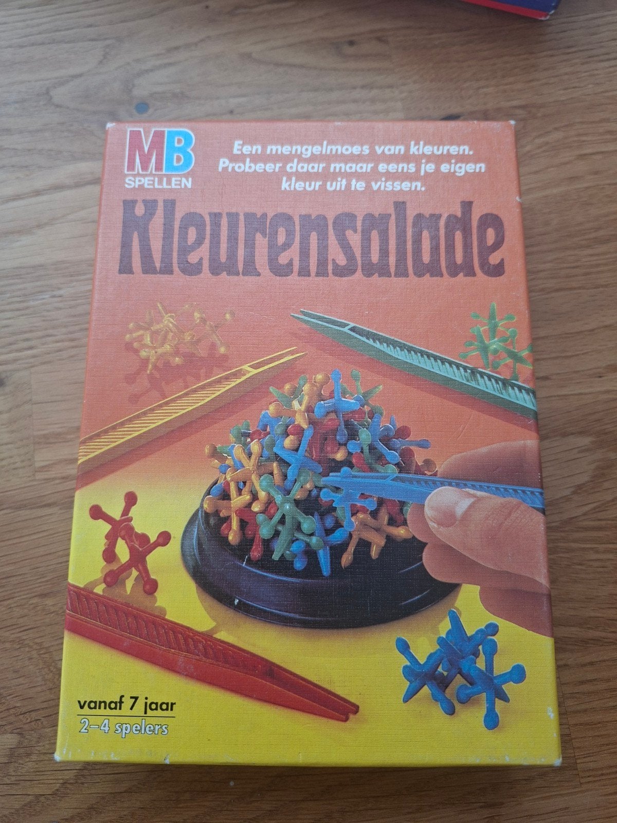 MB Spellen Kleurensalade - Visserspel voor 2-4 spelers, Drie of vier spelers, Ophalen of Verzenden, Gebruikt, MB Spellen