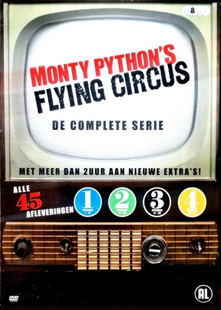 8-DVD  TVSERIE - Monty Python (Complete Serie), Cd's en Dvd's, Dvd's | Tv en Series, Ophalen of Verzenden, Zo goed als nieuw
