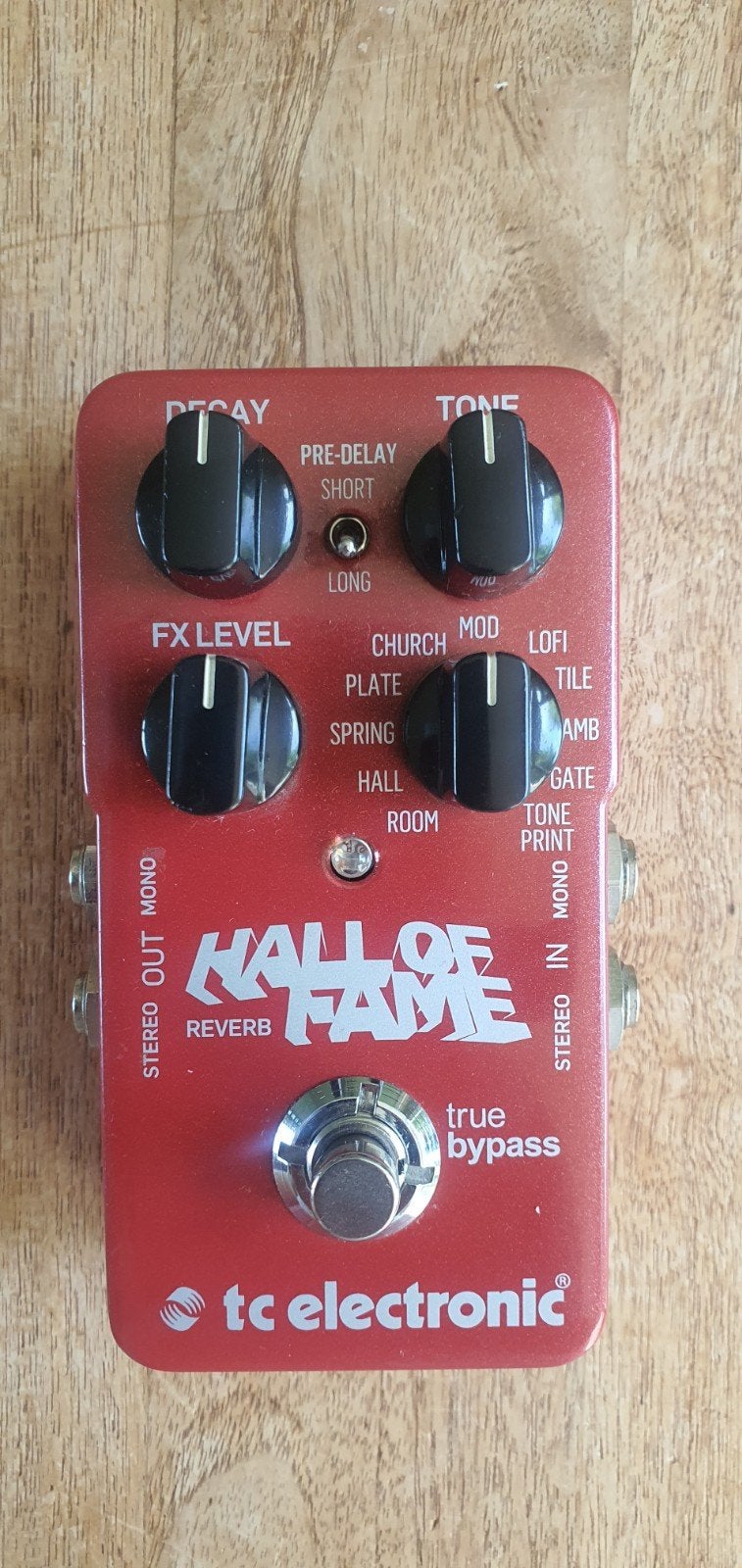 TC Electronic Hall of Fame Reverb Pedaal, Muziek en Instrumenten, Effecten, Ophalen of Verzenden, Zo goed als nieuw, Reverb