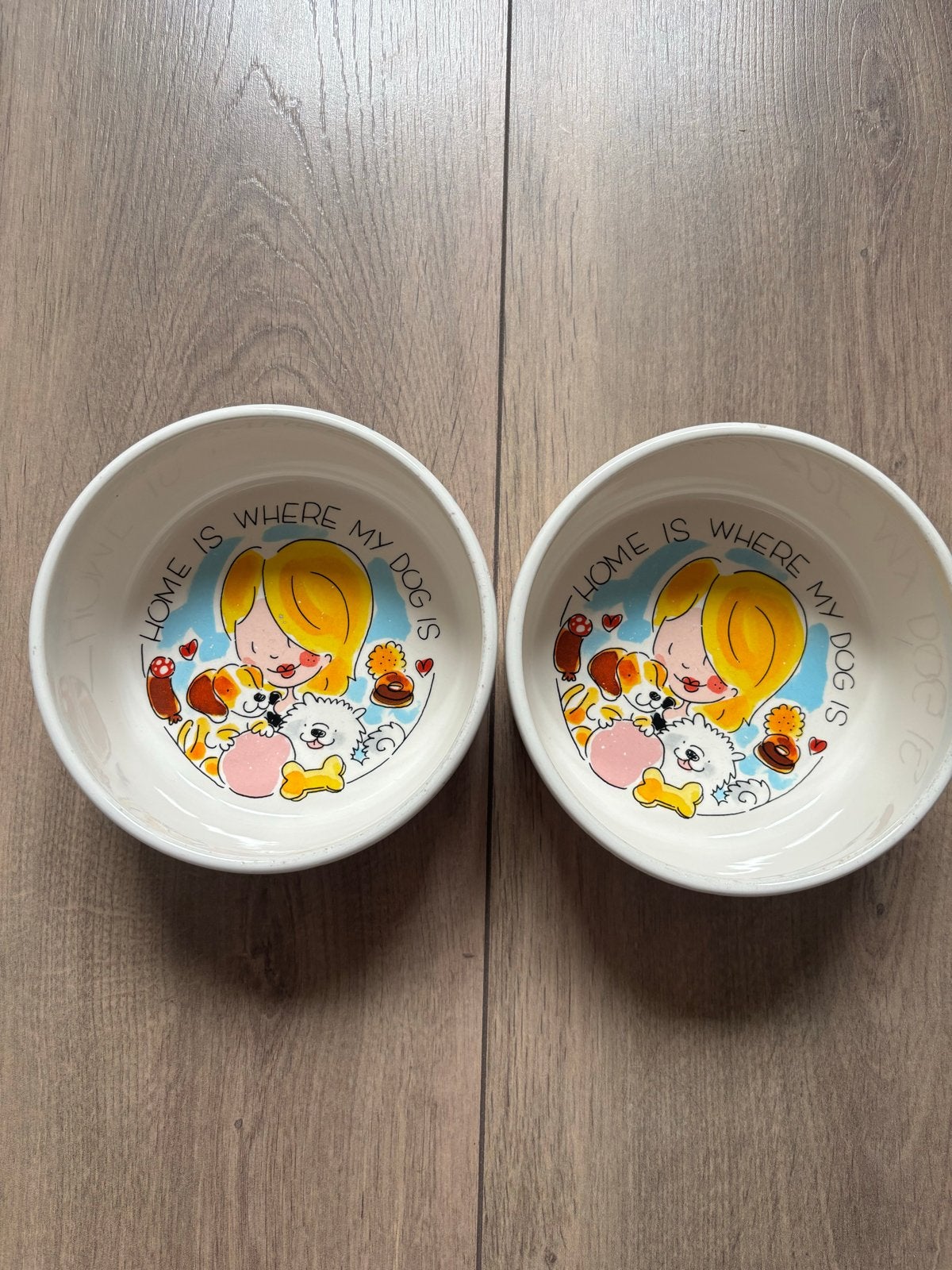 Blond Amsterdam honden voerbak 15,5 cm, Ophalen of Verzenden, Zo goed als nieuw