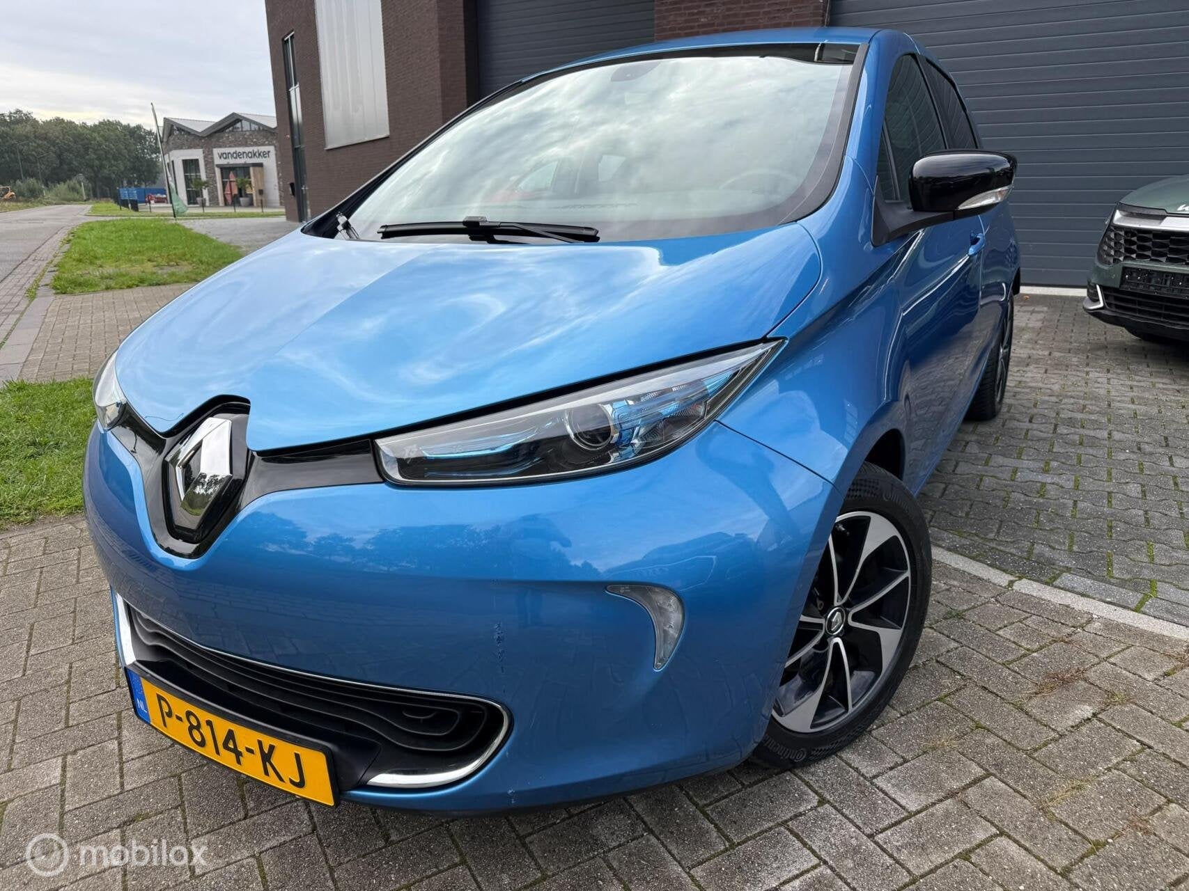 Renault Zoe R90 Intens 41 kWh 2017 koop accu, Gebruikt, 41 kWh, Blauw, 1455 kg