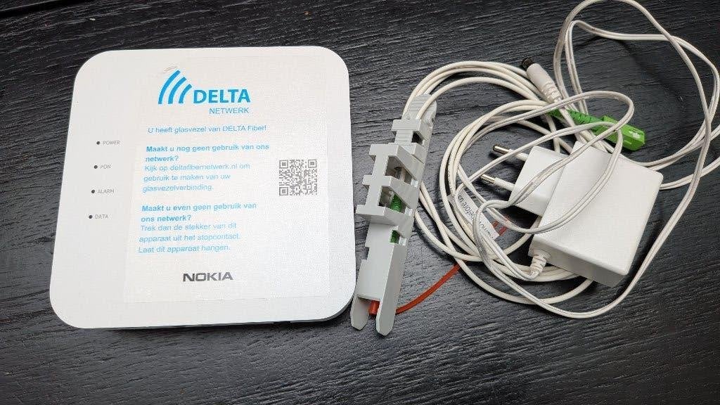Nokia XS-010X-Q – Media Converter / XGS-PON ONT, Ophalen of Verzenden, Gebruikt, Router met modem, Nokia