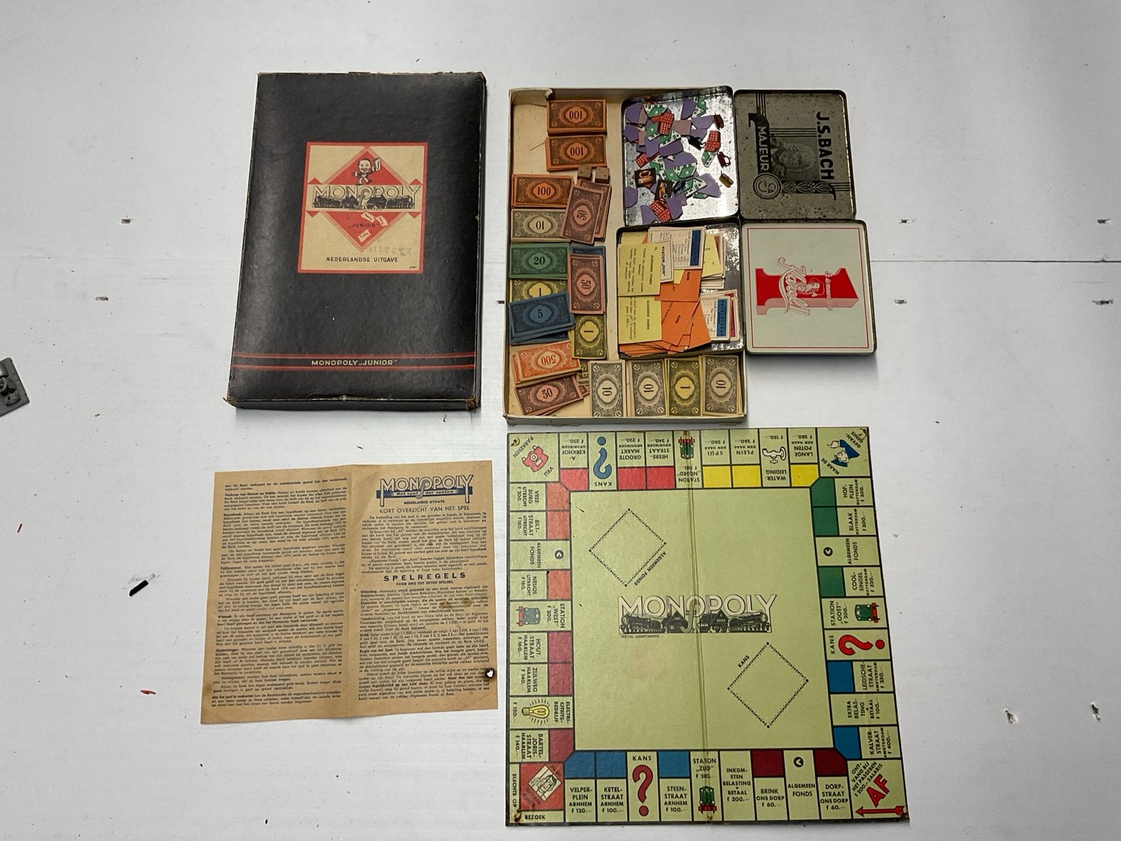 Monopoly Junior - Nederlandse Uitgave (Vintage), Antiek en Kunst, Ophalen of Verzenden