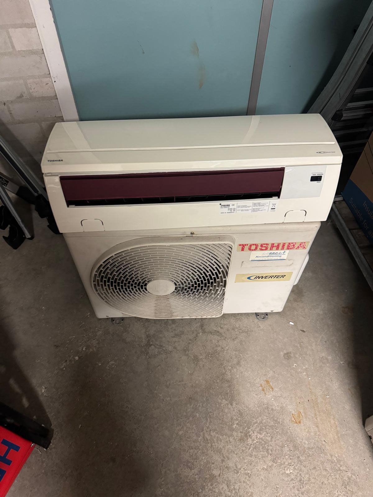 Airco split unit 3,5KW, Witgoed en Apparatuur, Ophalen, 3 snelheden of meer, Zo goed als nieuw, Afstandsbediening