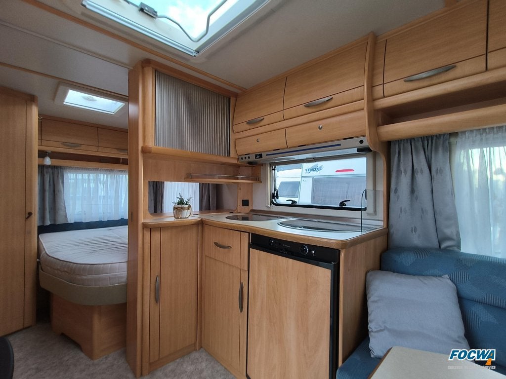 Fendt Saphir 470 TF Verkocht Mover Fransbed, Caravans en Kamperen, Caravans, Rondzit, Overige typen, Bedrijf, Tot en met 4