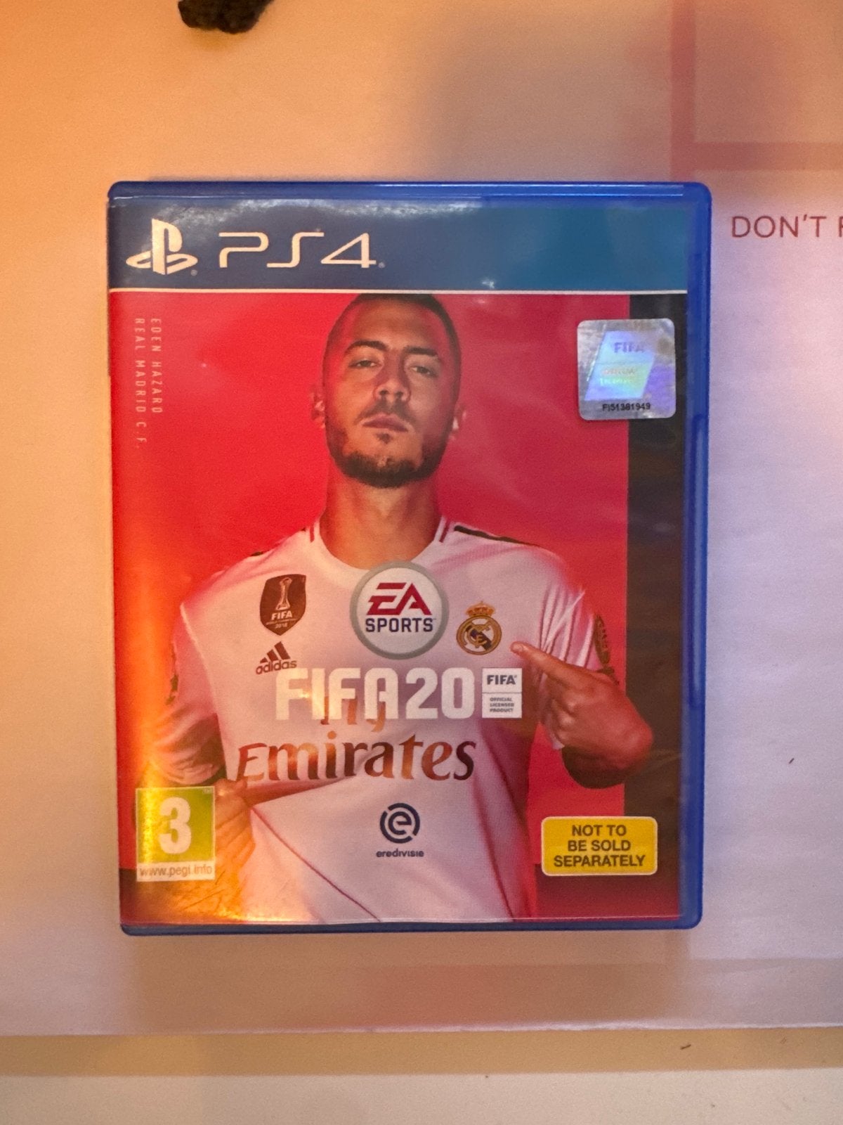 FIFA 20 PS4 - Voetbalgame met Eden Hazard, Ophalen, Eén computer, Zo goed als nieuw, Sport