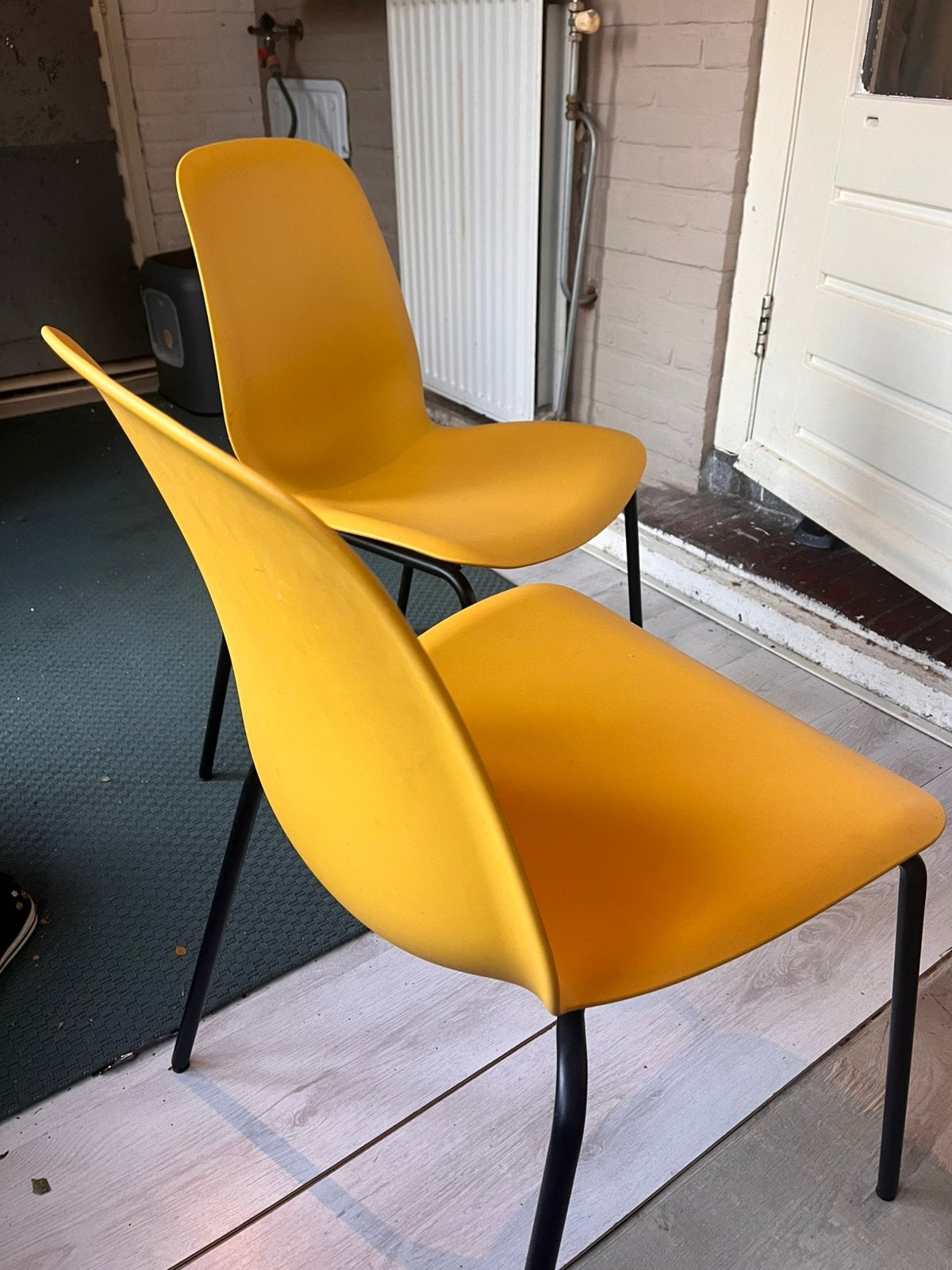 Ikea eetkamer stoelen 2 voor 50 euro, Ophalen, Zo goed als nieuw, Minder dan 75 cm, 50 tot 75 cm