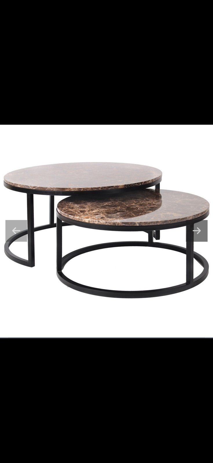 Salontafels Richmond, Ophalen, Zo goed als nieuw, Rond, 50 tot 100 cm