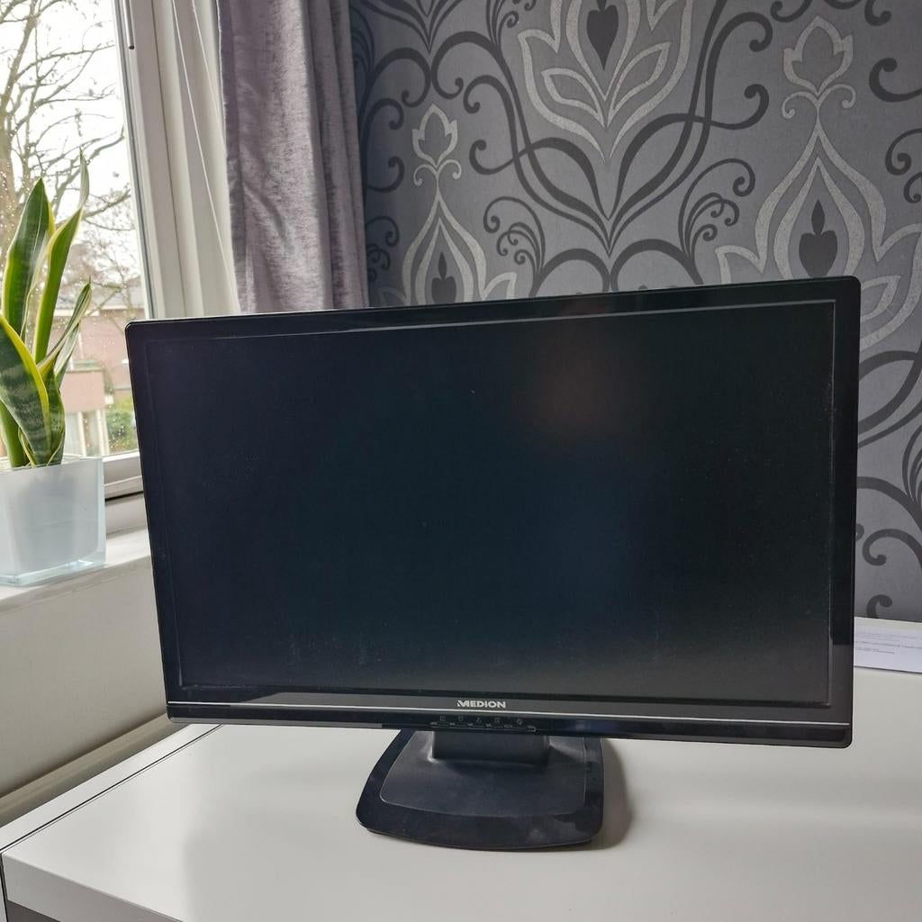 Multi media beeldscherm incl. 2 boxen, Gebruikt, Medion, Full HD, 60 Hz of minder