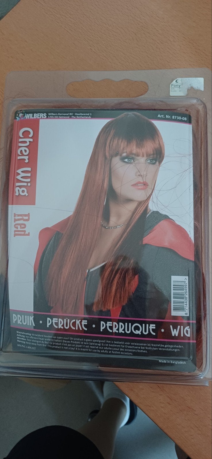 Cher pruik, Ophalen of Verzenden, Nieuw
