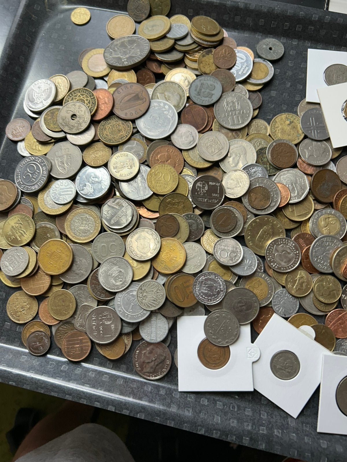 2,1 kg aan wereldmunten, Verzenden, Buitenland, Munten