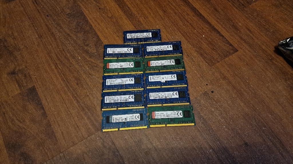 Kingston 4Gb 1600MHz DDR3L SODIMM laptop ram geheugen €5 p/s, Computers en Software, RAM geheugen, DDR3, Ophalen of Verzenden