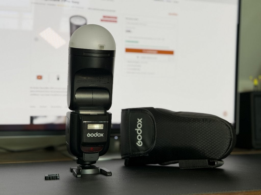 GODOX V1 PRO S  SONY Perfecte Reinheid, Audio, Tv en Foto, Fotografie | Flitsers, Ophalen, Zo goed als nieuw, Staafflitser, TTL