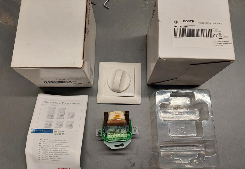 Bosch LBC1411/10 Volumeregelaar 100V Systeem (2 stuks), Overige merken, Overige typen, Nieuw, Ophalen of Verzenden