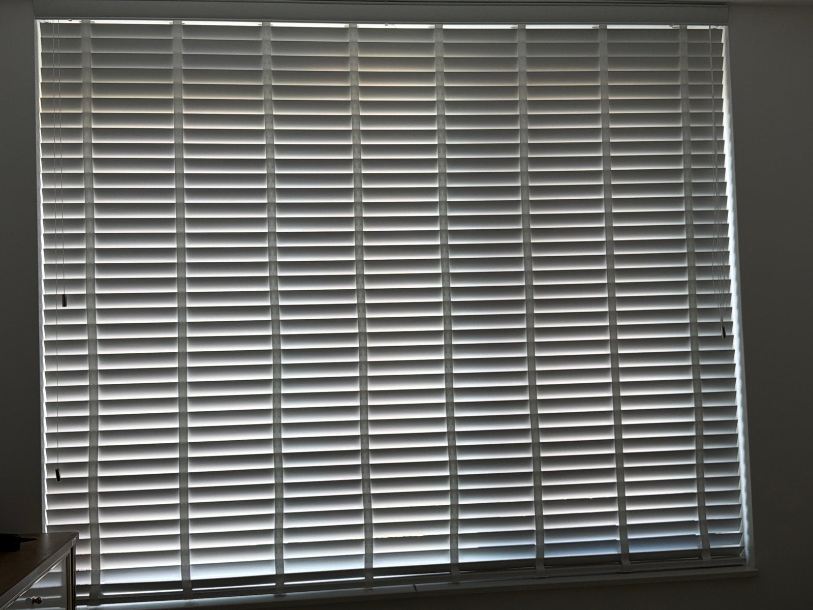Witte jaloezieën zo goed als nieuw  228x170, Huis en Inrichting, Ophalen, Zo goed als nieuw, Wit, Jaloezie