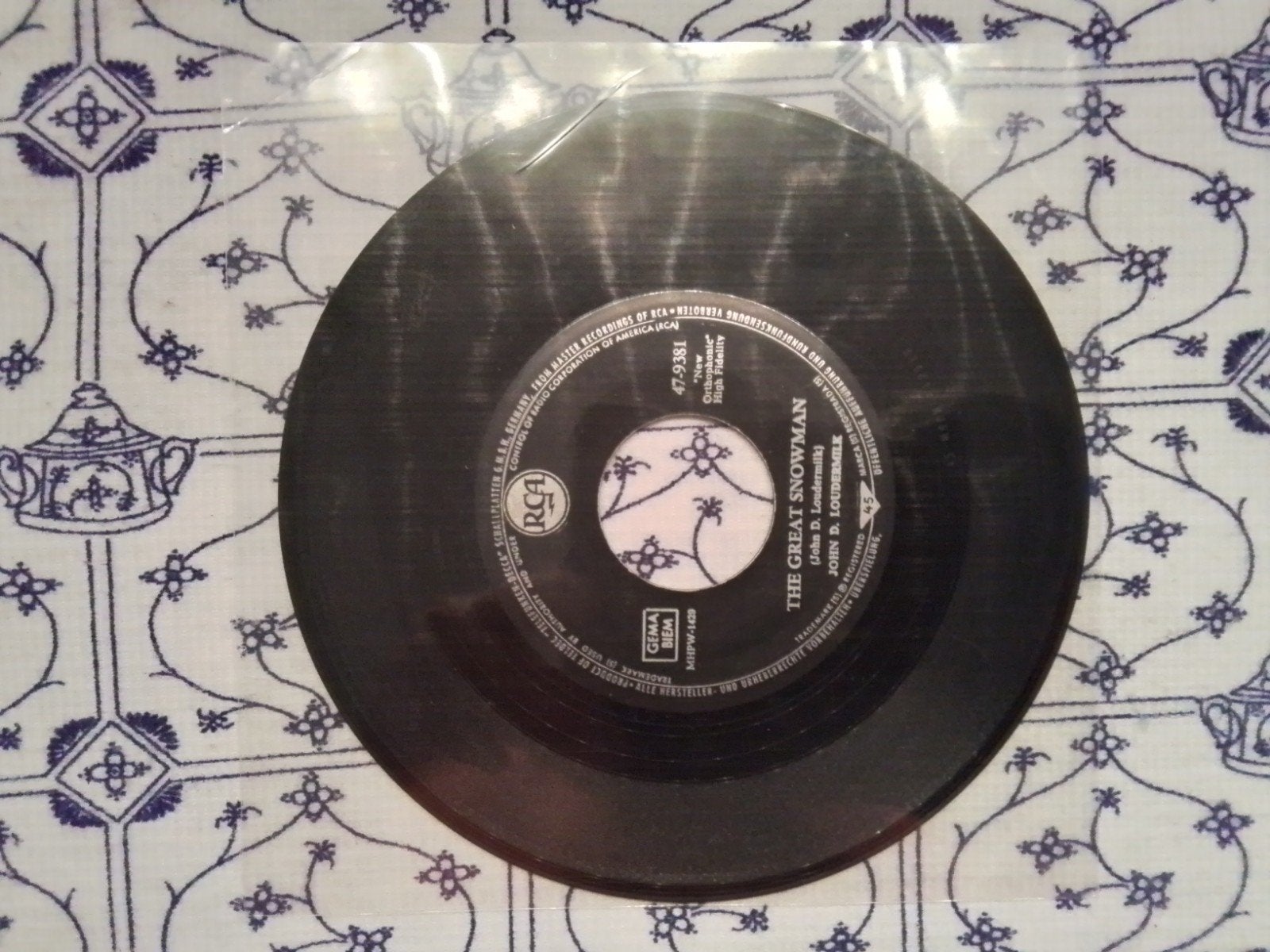 John d. loudermilk          The great snowman, Ophalen of Verzenden, Zo goed als nieuw, 7 inch, Pop