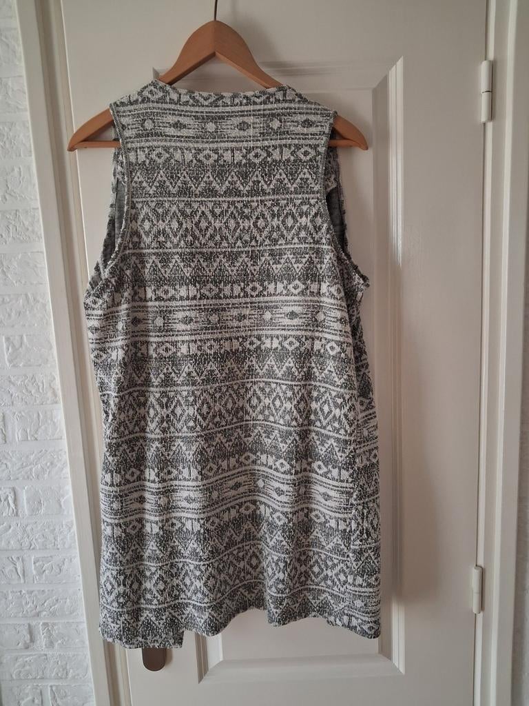 CASUAL MOUWLOOS LOSDRAGEND VEST MAAT L, Kleding | Dames, Ophalen of Verzenden, Zo goed als nieuw, Grijs, Casual Ladies