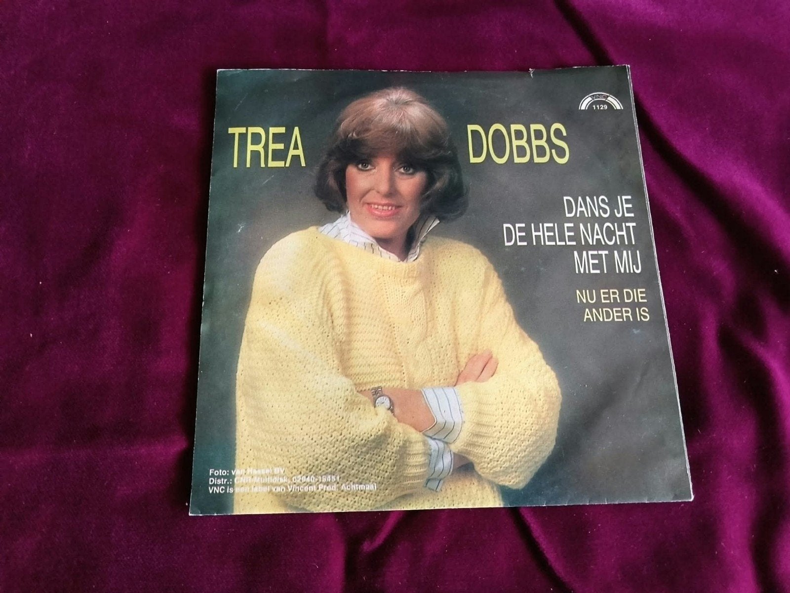 Trea Dobbs - Dans Je De Hele Nacht Met Mij Single, Ophalen of Verzenden, Gebruikt, Schlager