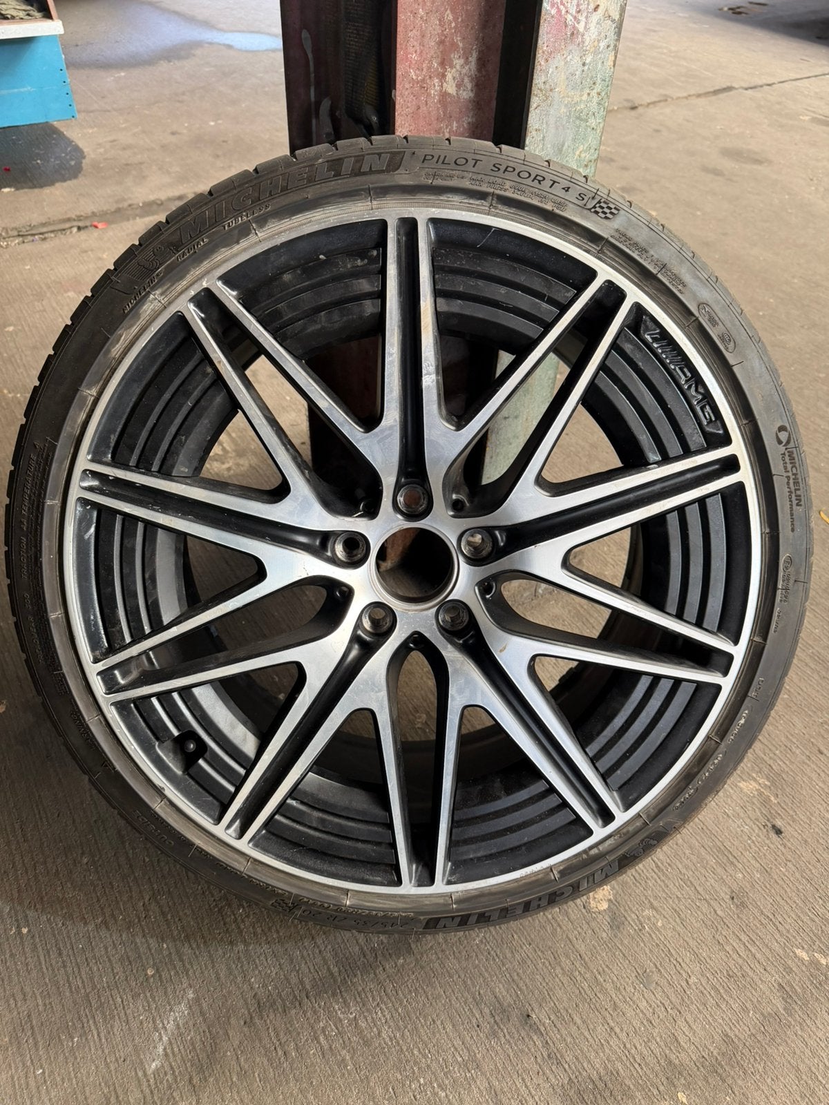 C43 amg c63 amg velg origineel 245/35/20, 245 mm, Banden en Velgen, Ophalen of Verzenden, 20 inch
