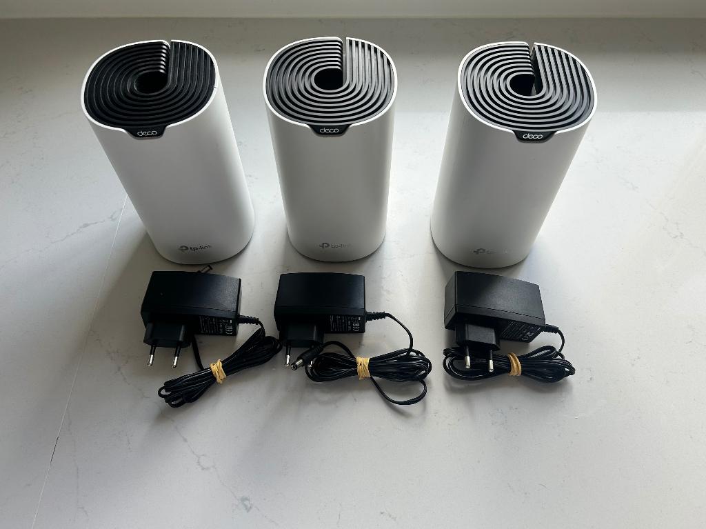3 X TP-Link Deco S4 (AC1200) wifi versterker, Ophalen of Verzenden, Zo goed als nieuw, TP Link Deco