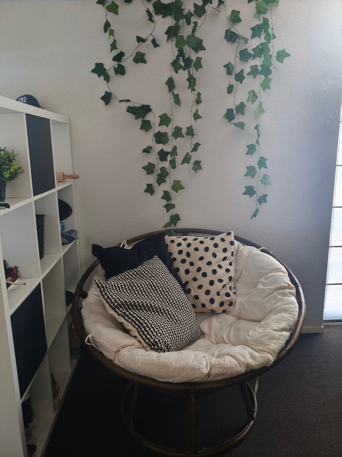 papasan stoel, Ophalen, Overige materialen, Gebruikt, Wit