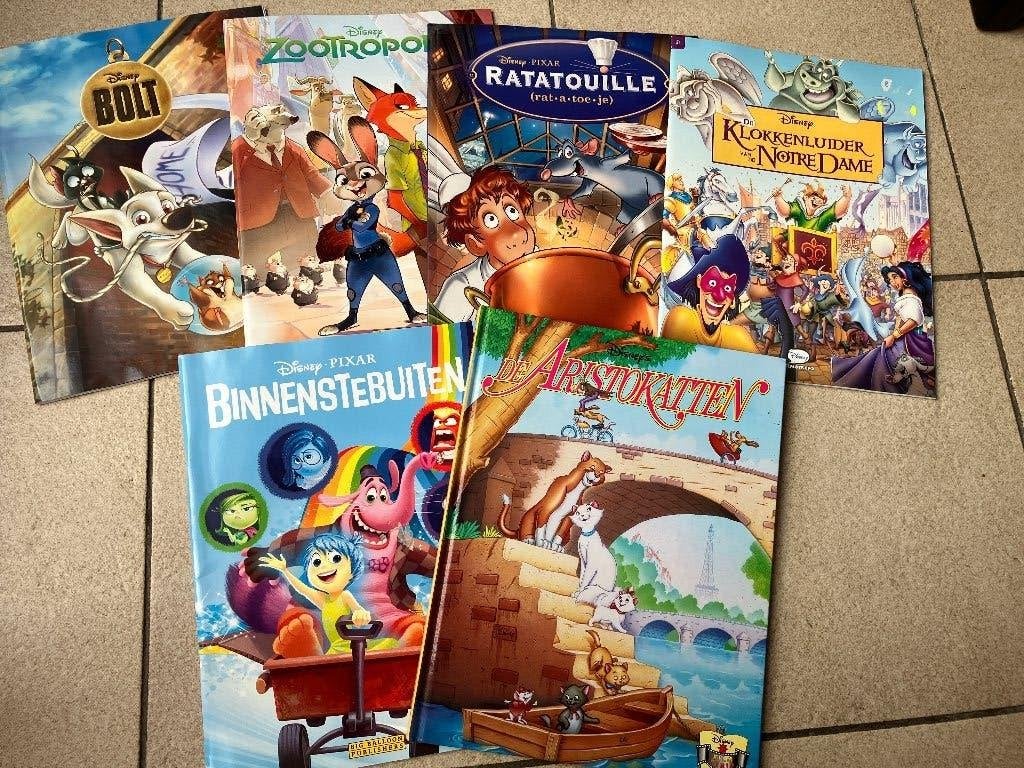 6 Disney stripboeken ( oa bolt ratatouille klokkenluider ), Meerdere stripboeken, Ophalen of Verzenden, Zo goed als nieuw