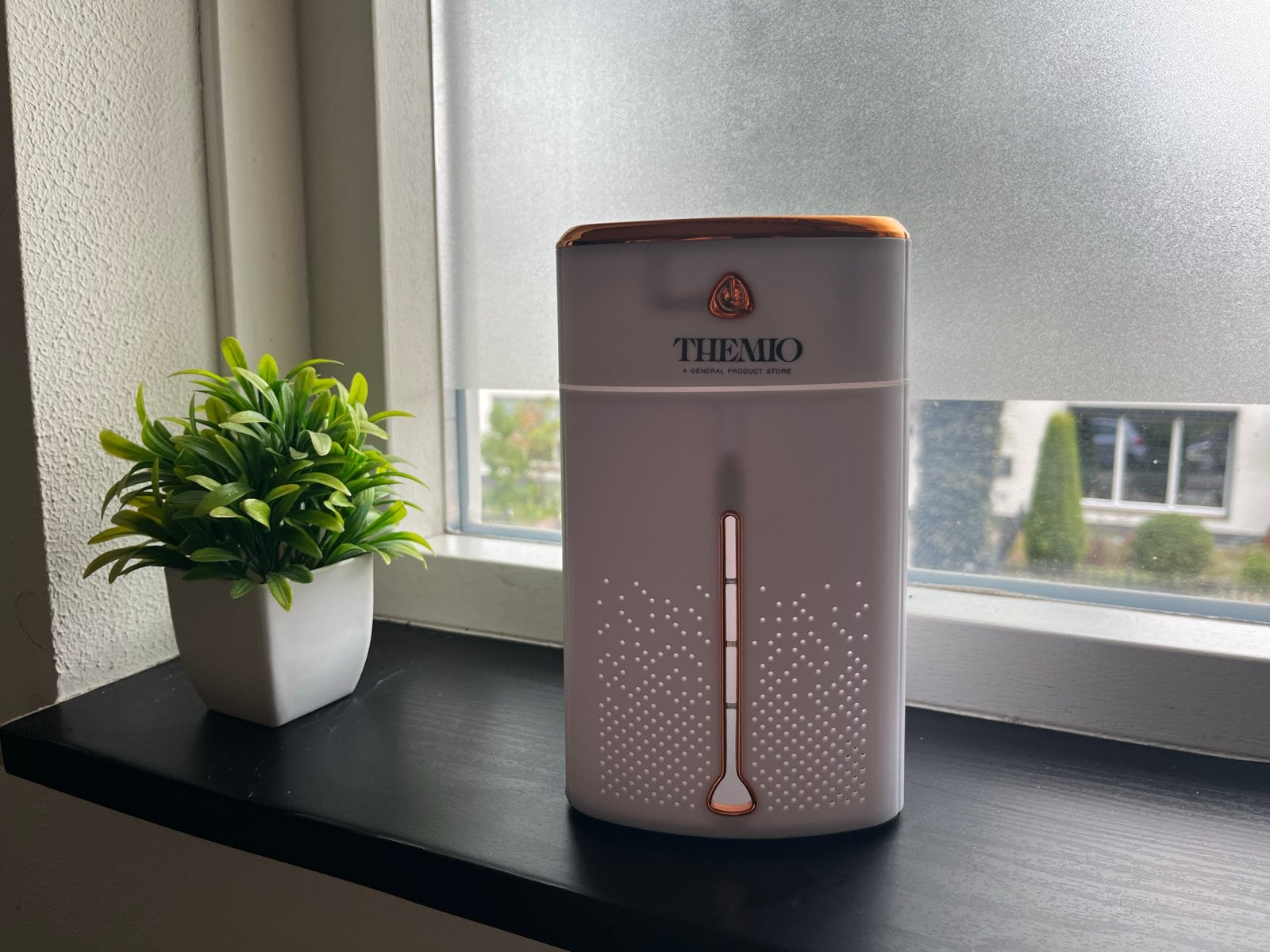 Themio Luchtbevochtiger & Aroma Diffuser-ZGAN - 1L, Ophalen of Verzenden, Zo goed als nieuw, Luchtbevochtiger