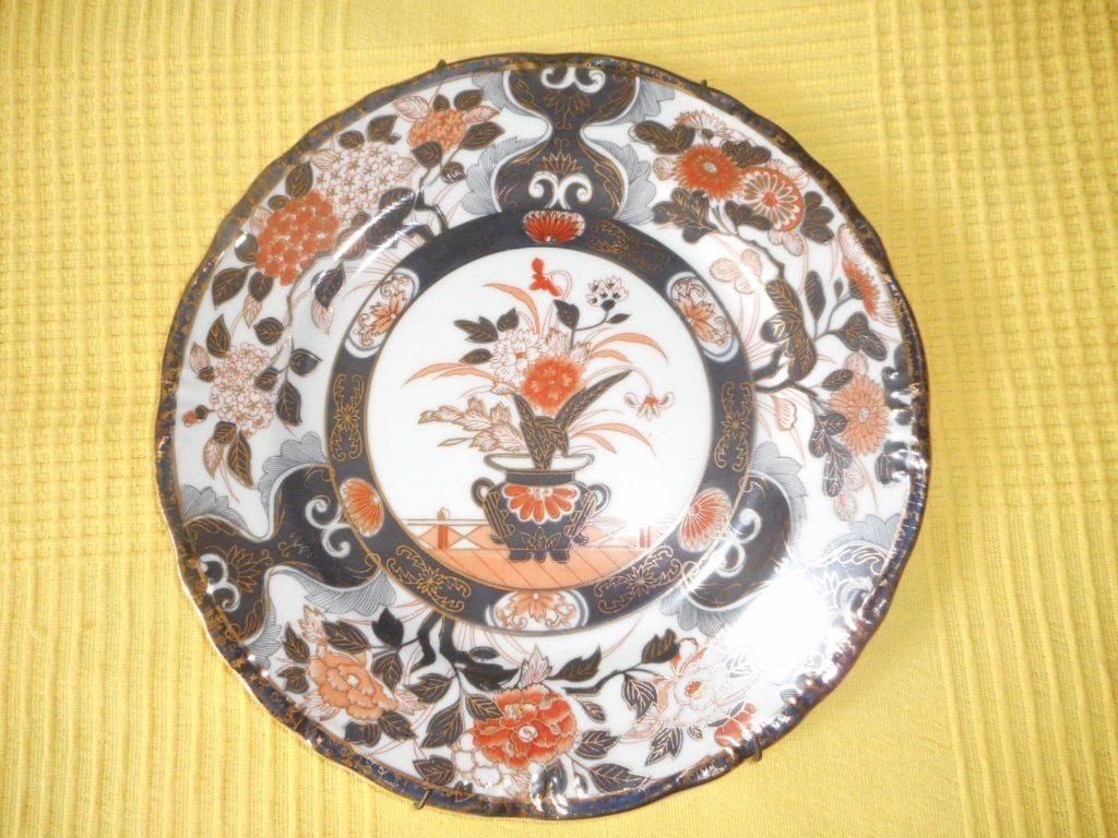 Decoratief bord met bloemmotief - Imari Japan, Antiek en Kunst, Ophalen of Verzenden