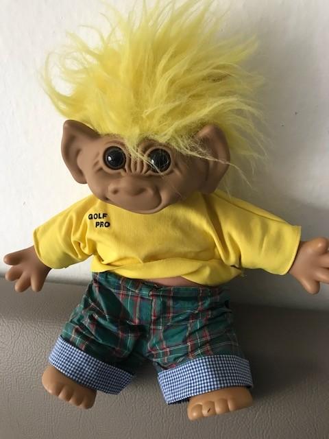 vintage troll met zacht lichaam, Ophalen of Verzenden, Huis en Inrichting