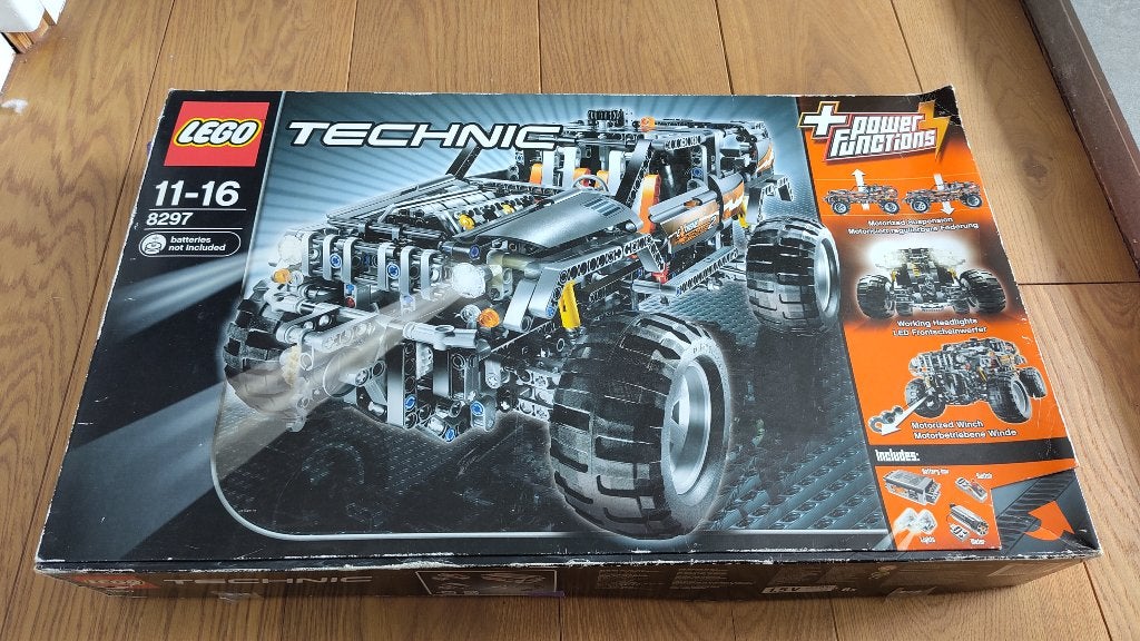 Lego technic terreinwagen - compleet met doos en boekjes, Ophalen, Compleet, Gebruikt, Lego