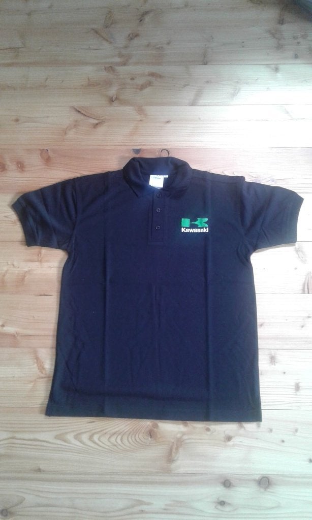 Polo Kawasaki., Zwart, Nieuw, Overige maten, Ophalen of Verzenden
