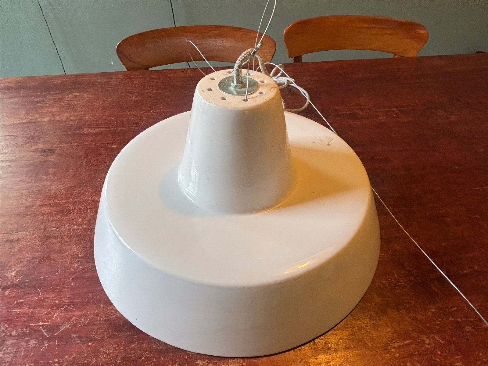 Pols Potten Iron Like Hanglamp Wit - Zo goed als nieuw, Huis en Inrichting, Lampen | Hanglampen, Zo goed als nieuw, Metaal, E27 (groot)