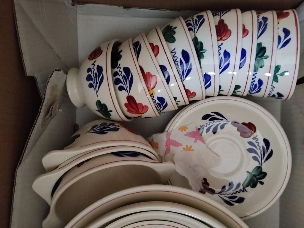 Boerenbont servies, Overige typen, Ophalen of Verzenden, Zo goed als nieuw, Aardewerk