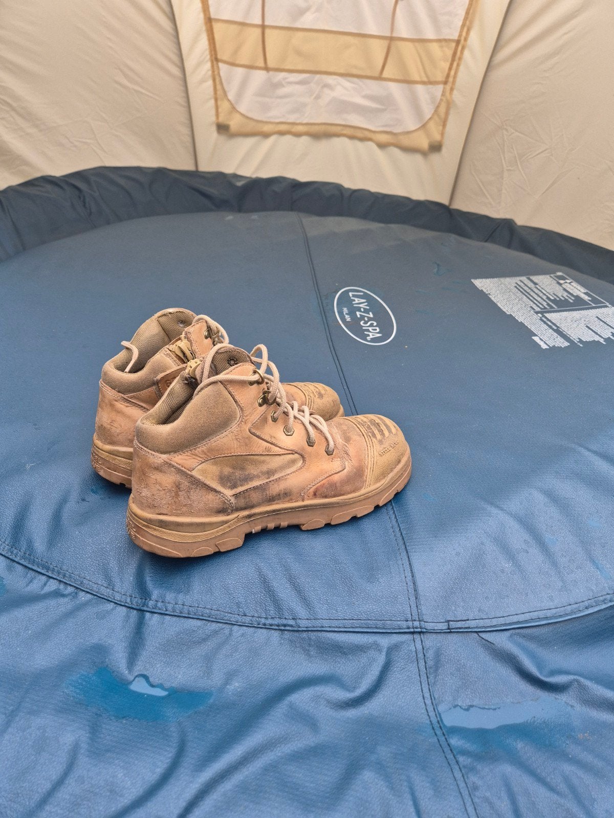 Bleu steel werkschoenen 46, Caravans en Kamperen, Ophalen of Verzenden