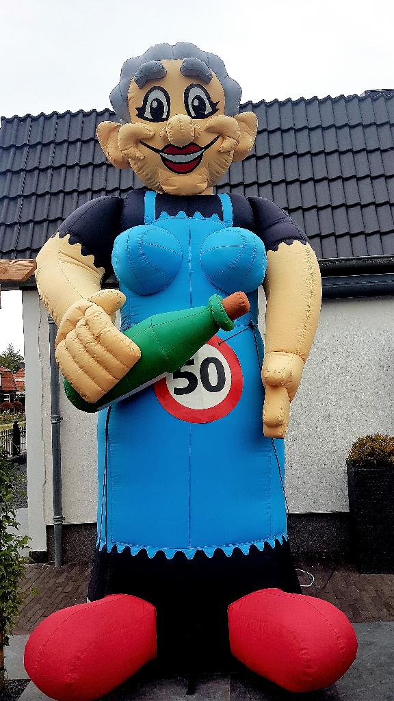 Sarah 3,2 meter hoog met blauwe jurk, Ophalen, Zo goed als nieuw, Abraham of Sarah