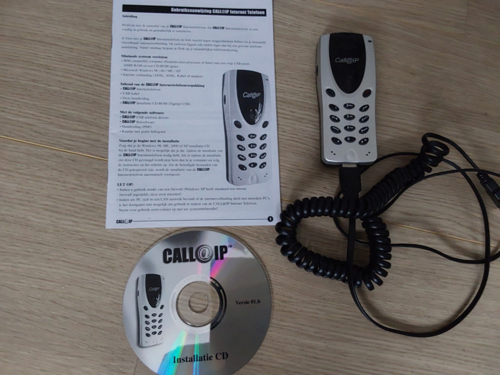 CALL@IP Internet Telefoon met installatie CD, Ophalen of Verzenden