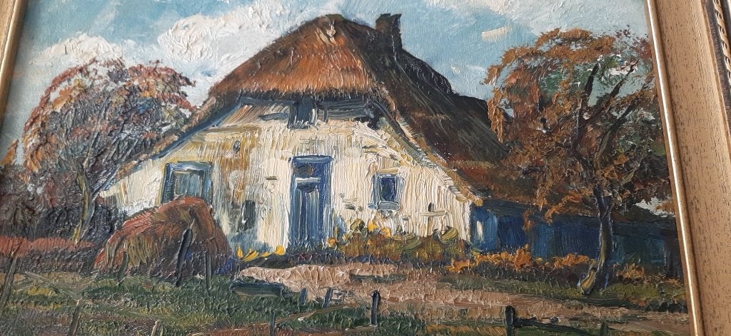 Boerderij in Brabant door Peter van den Braken, Antiek en Kunst, Ophalen