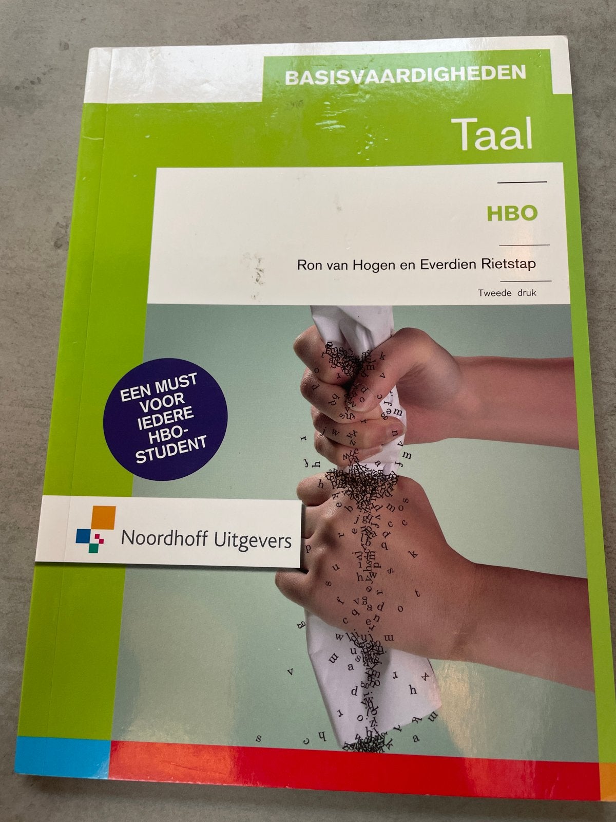 Basisvaardigheden Taal HBO - Ron van Hogen, Ophalen of Verzenden, Alpha, Zo goed als nieuw, HBO