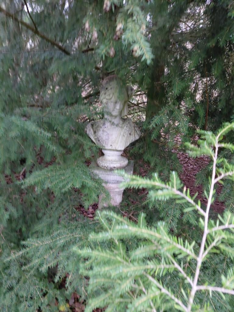 Tuinbeeld +sokkel, Ophalen of Verzenden, Beton, Waterornament