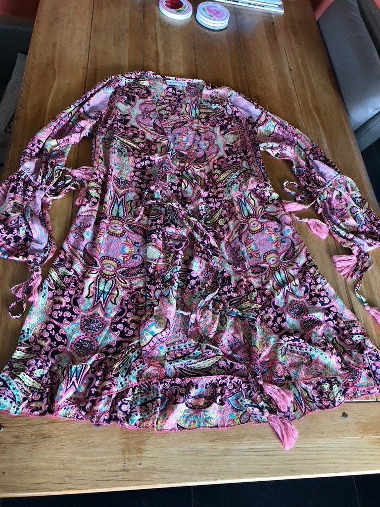 Trendy Queen deels zijde jasje, maat S/M, Kleding | Dames, Maat 38/40 (M), Zo goed als nieuw, Jasje, Trendy Queen