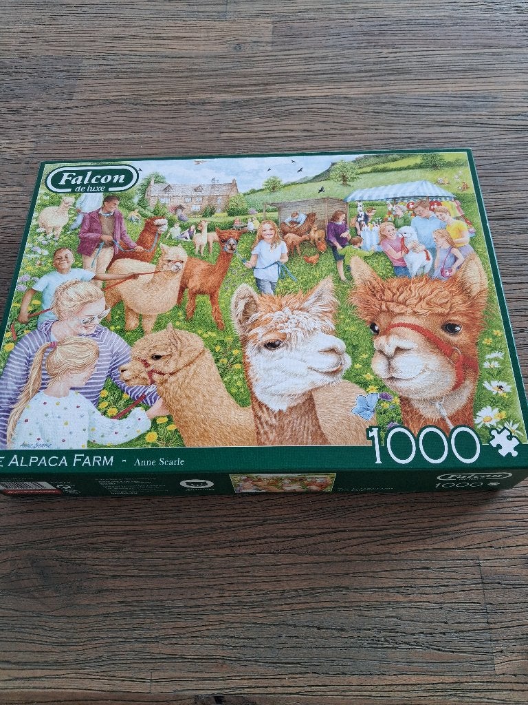 FALCON PUZZEL 1000 STUKJES, Ophalen of Verzenden, 500 t/m 1500 stukjes, Zo goed als nieuw, Legpuzzel