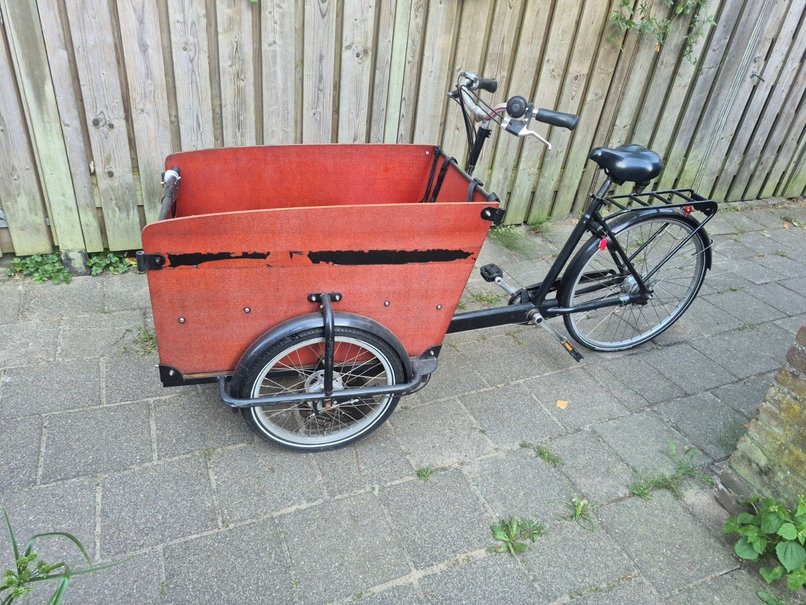 Babboe Bakfiets met 7 versnellingen en huif, Fietsen en Brommers, 4 kinderen of meer, Gebruikt, Huif, Ophalen of Verzenden