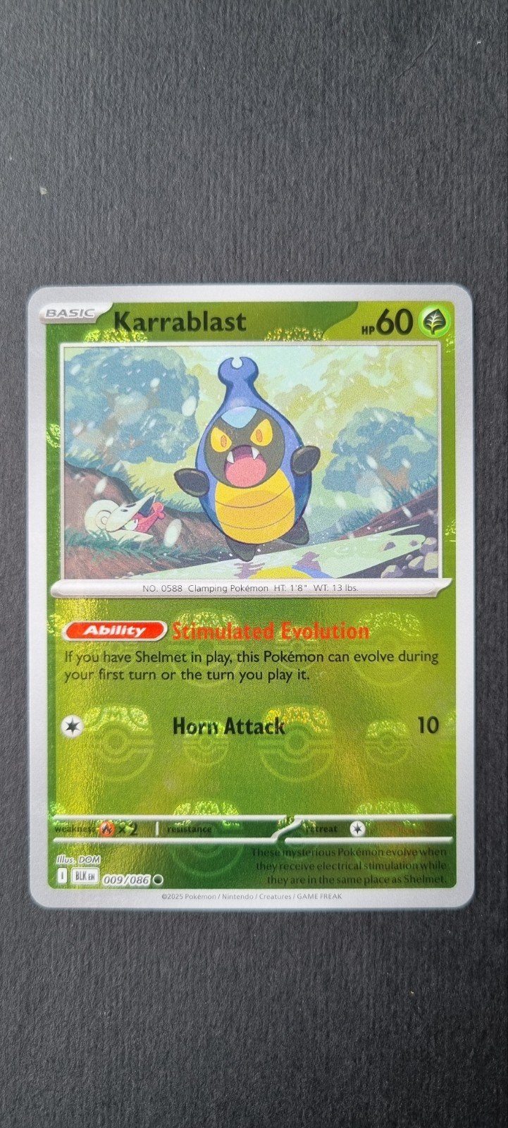 Karrablast Masterball xBLK 009, Ophalen of Verzenden, Zo goed als nieuw, Losse kaart