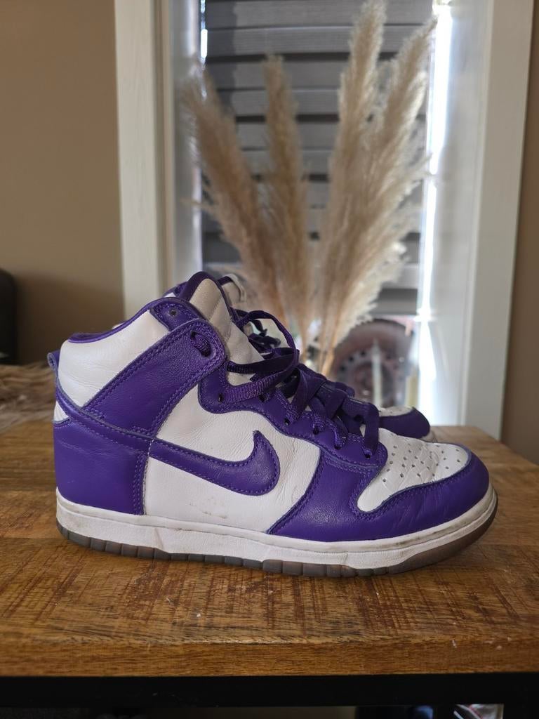 Nike Wmns Dunk High 'Varsity Purple'. Maat 38, Overige kleuren, Nike, Ophalen of Verzenden, Sneakers of Gympen