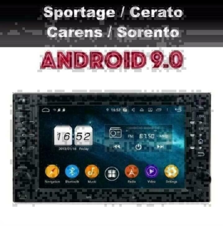 Kia Sportage Sorento Ceed Rio android 9.0 navigatie wifi dab, Ophalen of Verzenden, Gebruikt