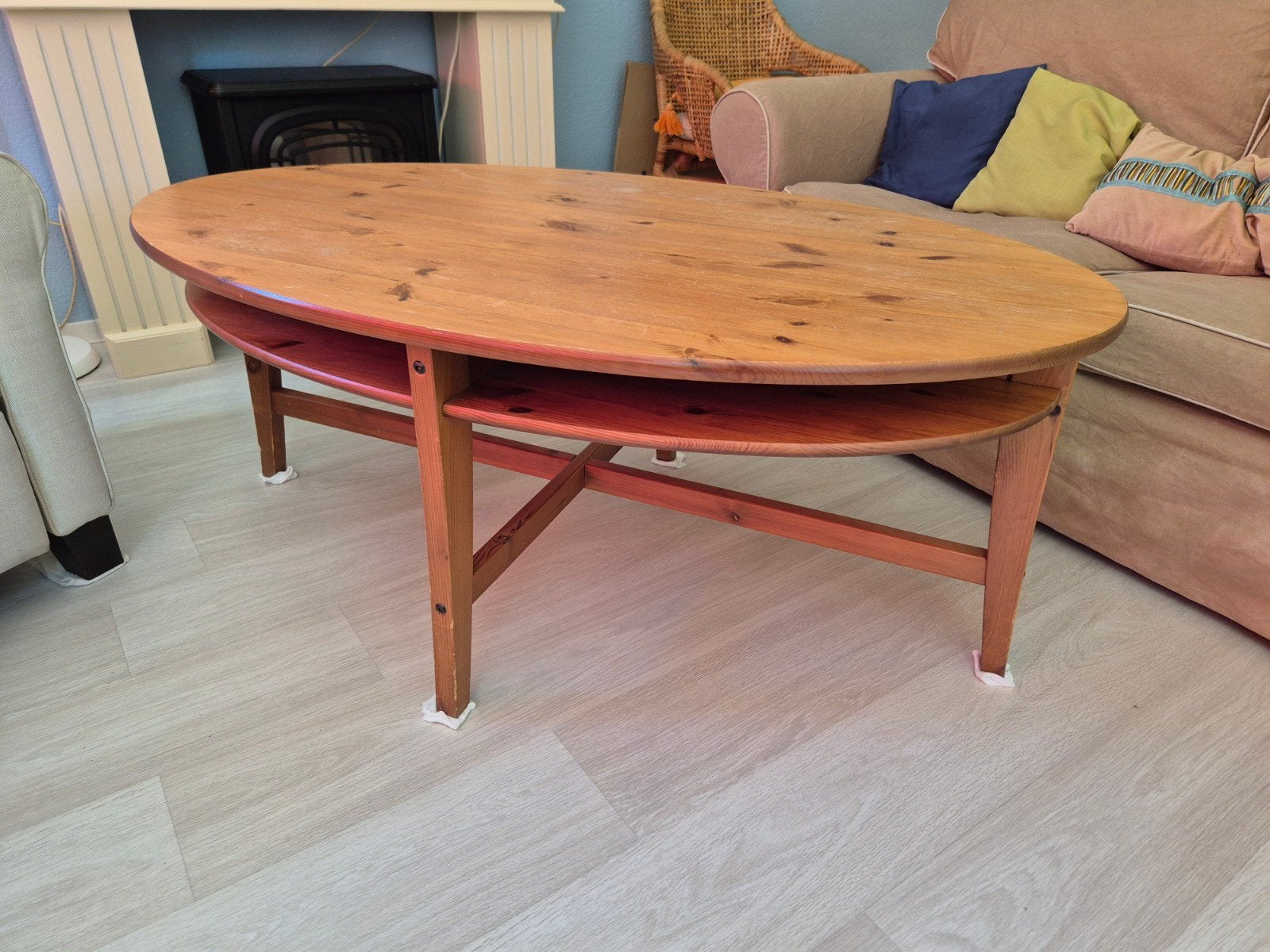 Salontafel Ikea Lindhult, Ophalen, Rechthoekig, 100 tot 150 cm, 50 tot 100 cm