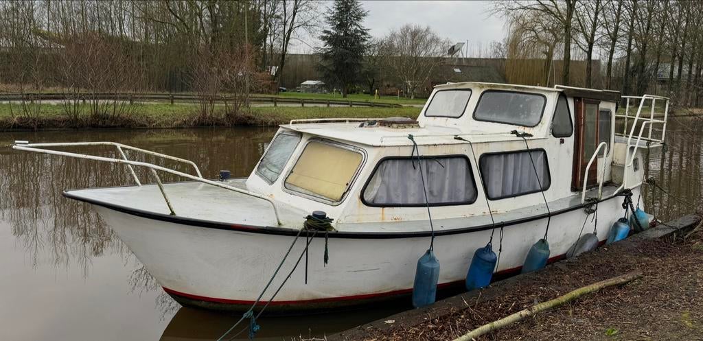 Cascade Kruiser met 12pk Diesel Inboordmotor, Ophalen, 10 tot 30 pk, Gebruikt, Staal