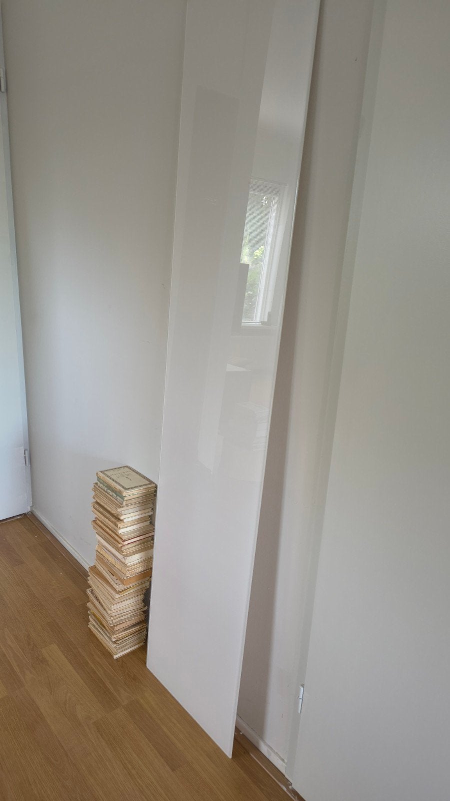 Ikea Bestå glazen afdekplaat, wit hoogglans, 180 x 40